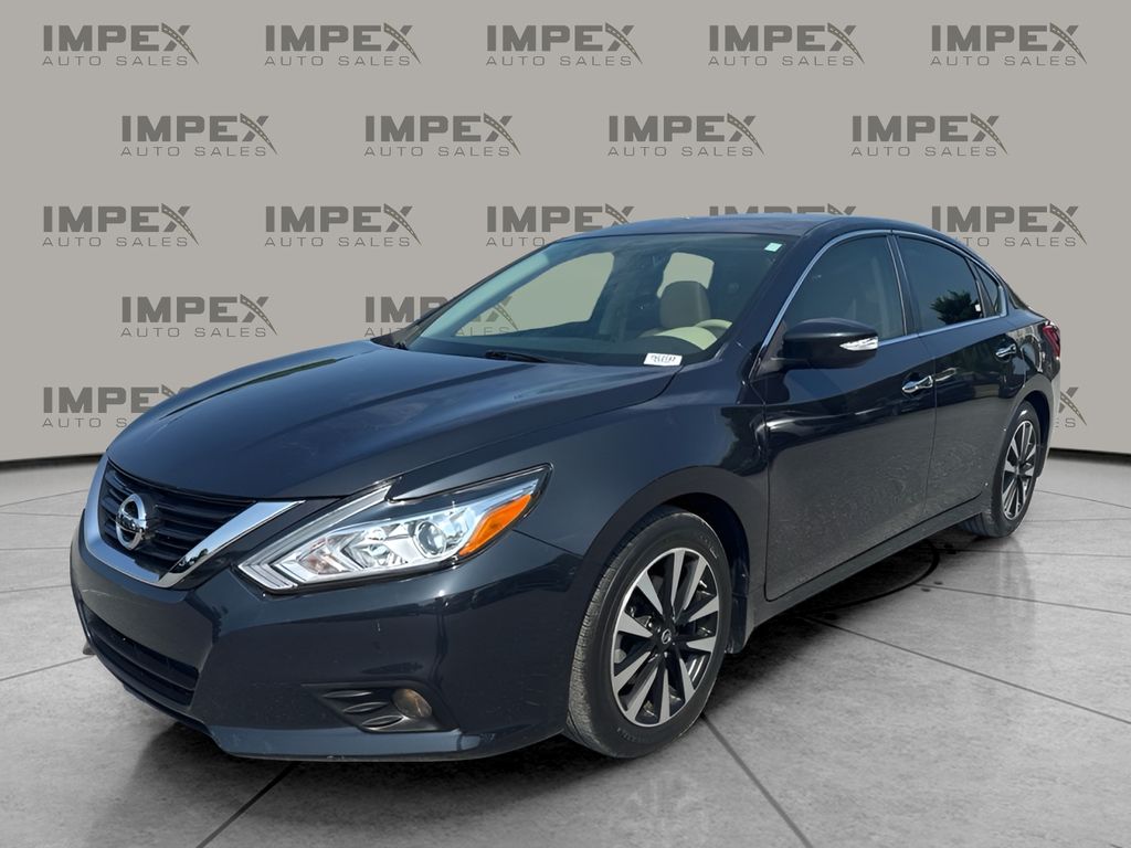 Storm Blue 2018 Nissan Altima Sedan Front-Wheel Drive Continuously Variable Transmission
