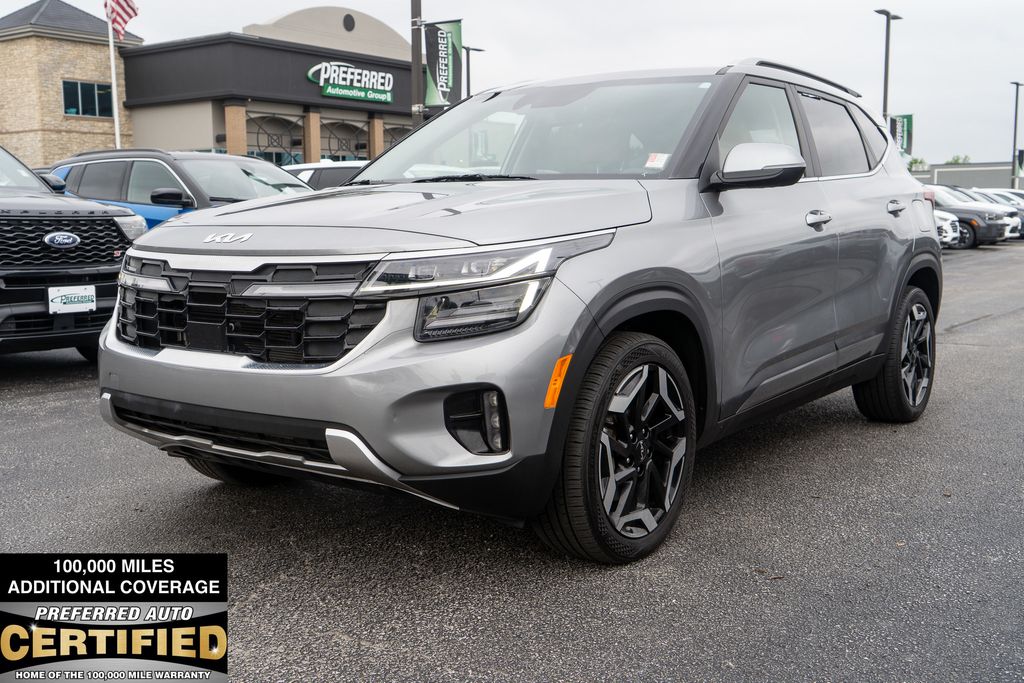 Steel Gray 2024 Kia Seltos SUV / Crossover All-Wheel Drive 8-Speed Automatic