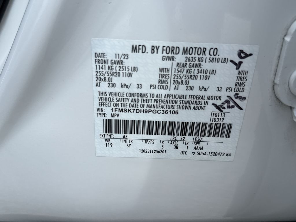 2023 Ford Explorer XLT White at DeMontrond Automotive Group
