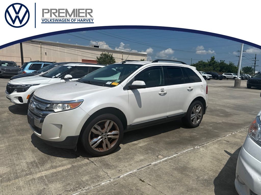 White Platinum Clearcoat Metallic 2013 Ford Edge SUV / Crossover Front-Wheel Drive 6-Speed Automatic