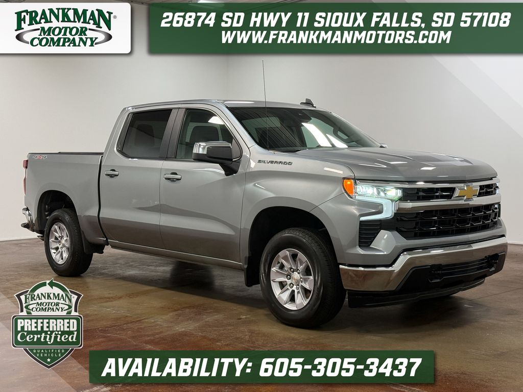 Sterling Gray Metallic 2026 Chevrolet Silverado 1500 Pickup Truck Four-Wheel Drive Automatic