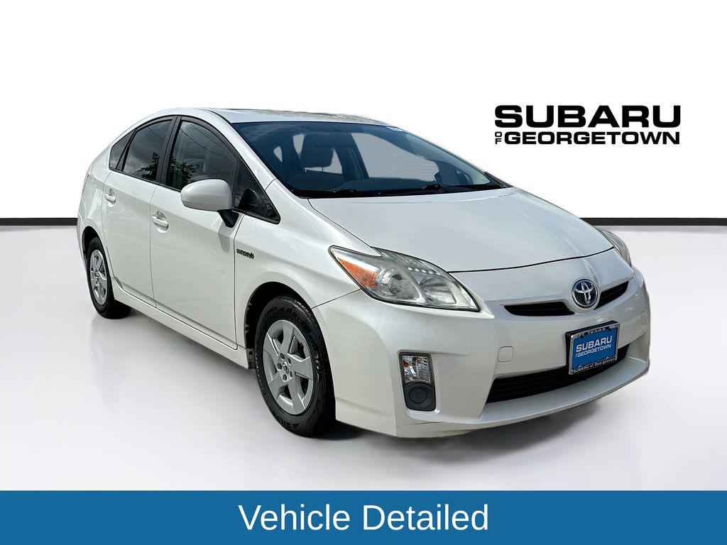 White 2011 Toyota Prius One Hatchback Front-Wheel Drive Continuously Variable Transmission