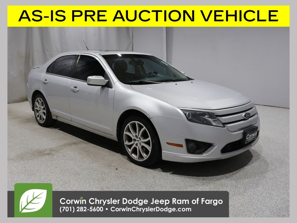 Black 2012 Ford Fusion Sedan All-Wheel Drive 6-Speed Automatic