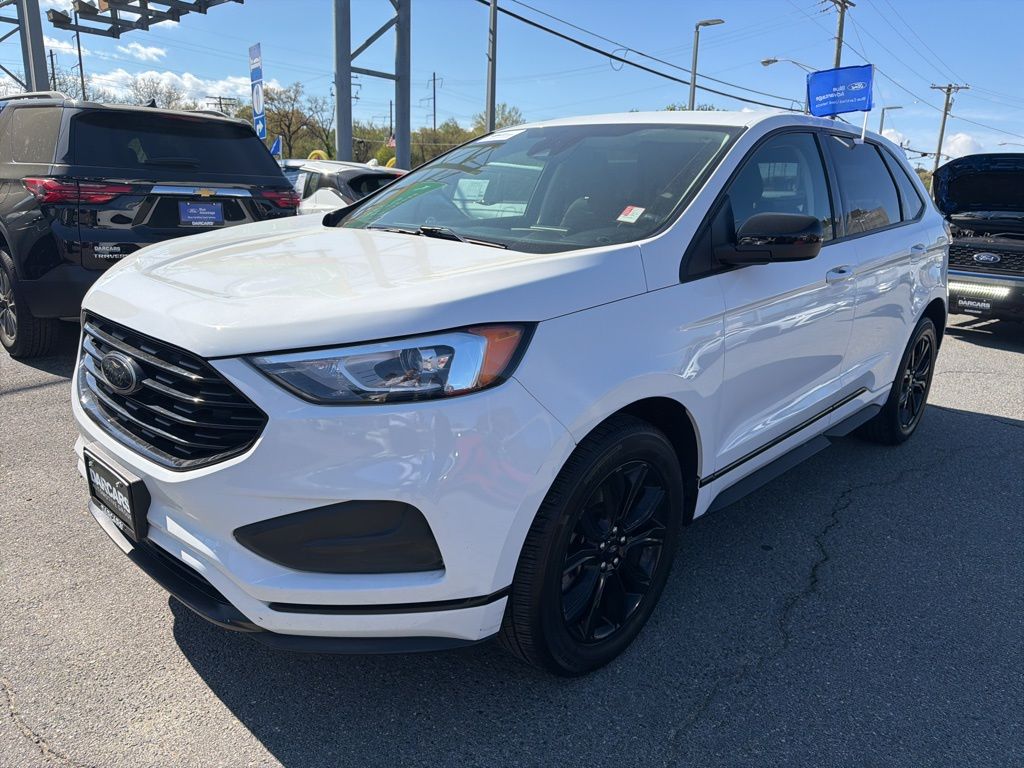 Oxford White 2022 Ford Edge SE AWD SUV / Crossover All-Wheel Drive 8-Speed Automatic