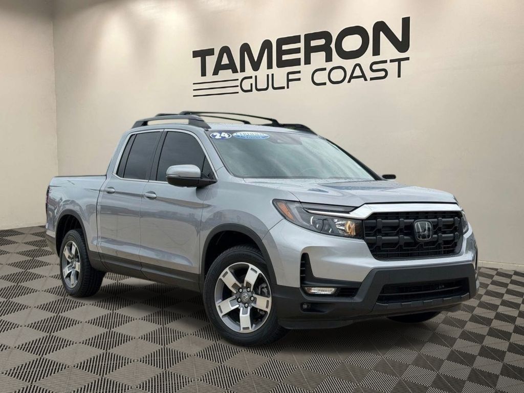 Lunar Silver Metallic 2024 Honda Ridgeline RTL AWD Pickup Truck All-Wheel Drive 9-Speed Automatic