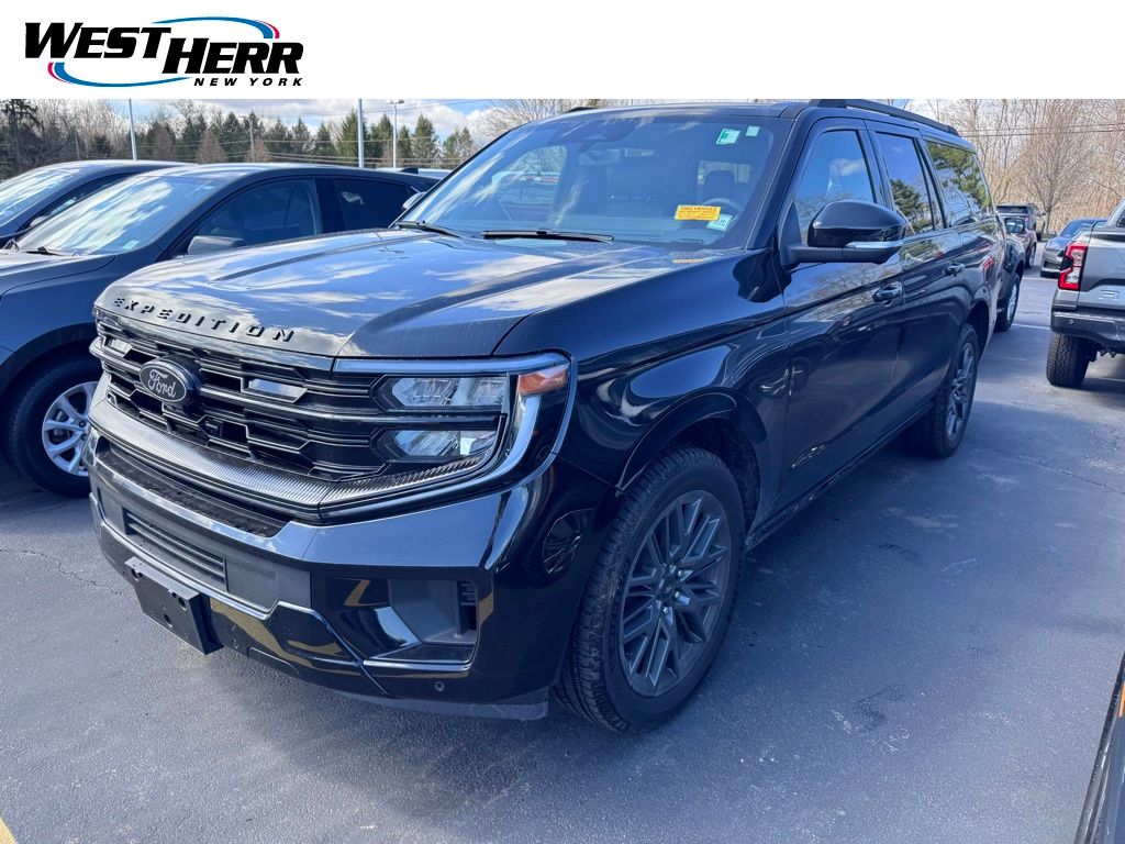 Black Metallic 2025 Ford Expedition MAX Platinum 4WD SUV / Crossover Four-Wheel Drive Automatic