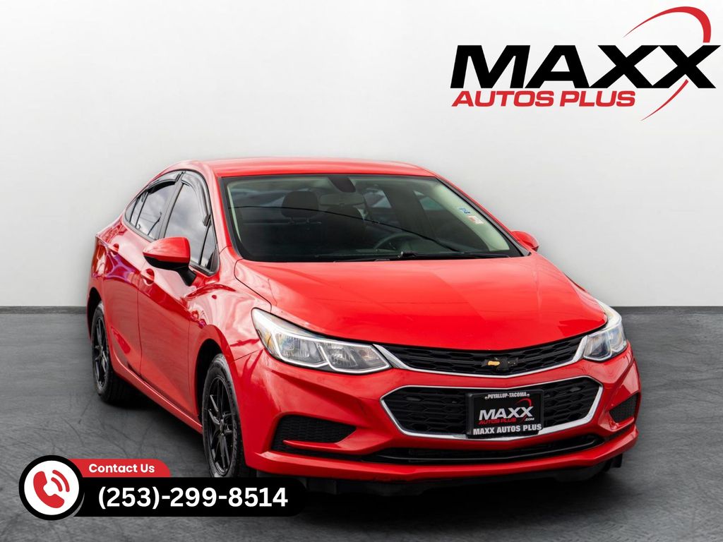 Red Hot 2018 Chevrolet Cruze Sedan Front-Wheel Drive 6-Speed Automatic