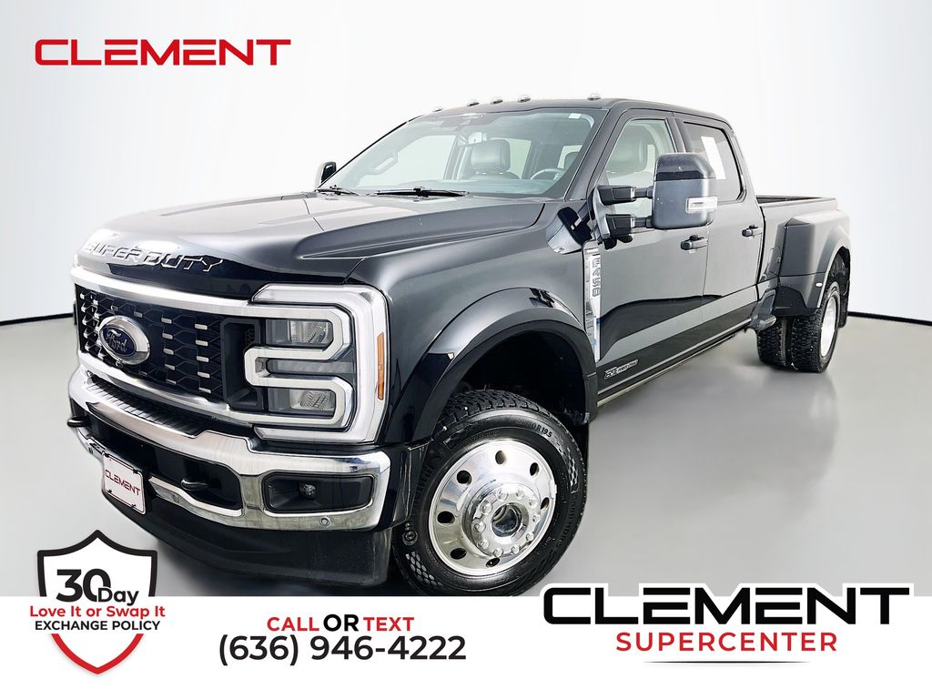 Agate Black Metallic 2025 Ford F-450 Super Duty Pickup Truck Four-Wheel Drive Automatic