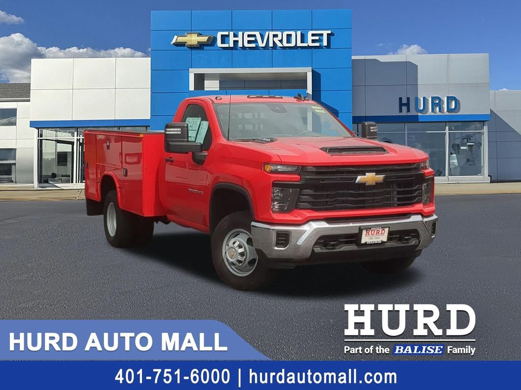Red Hot 2026 Chevrolet Silverado 3500HD Pickup Truck Four-Wheel Drive Automatic
