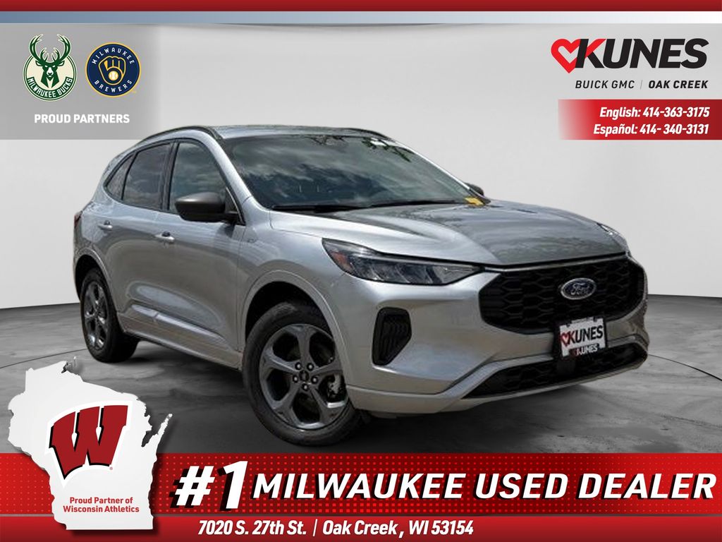 Silver Metallic 2024 Ford Escape SUV / Crossover All-Wheel Drive 8-Speed Automatic