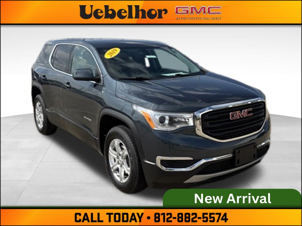 Gray (Dark Sky Metallic) 2019 GMC Acadia SUV / Crossover Front-Wheel Drive 6-Speed Automatic