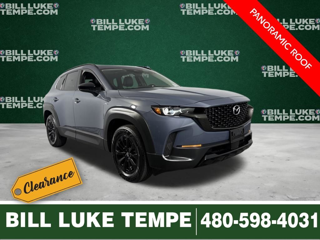 Polymetal Gray Metallic 2025 Mazda CX-50 Hybrid Premium AWD SUV / Crossover All-Wheel Drive Continuously Variable Transmission