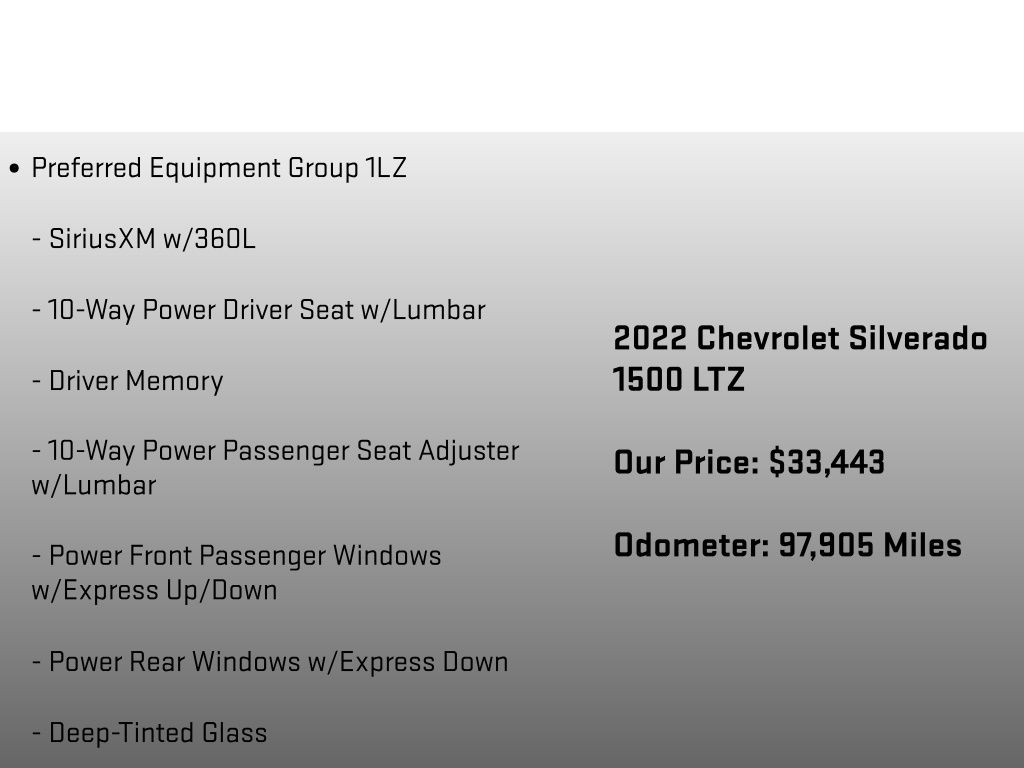 2022 Chevrolet Silverado 1500 LTZ Gray at Auto Express Mitsubishi