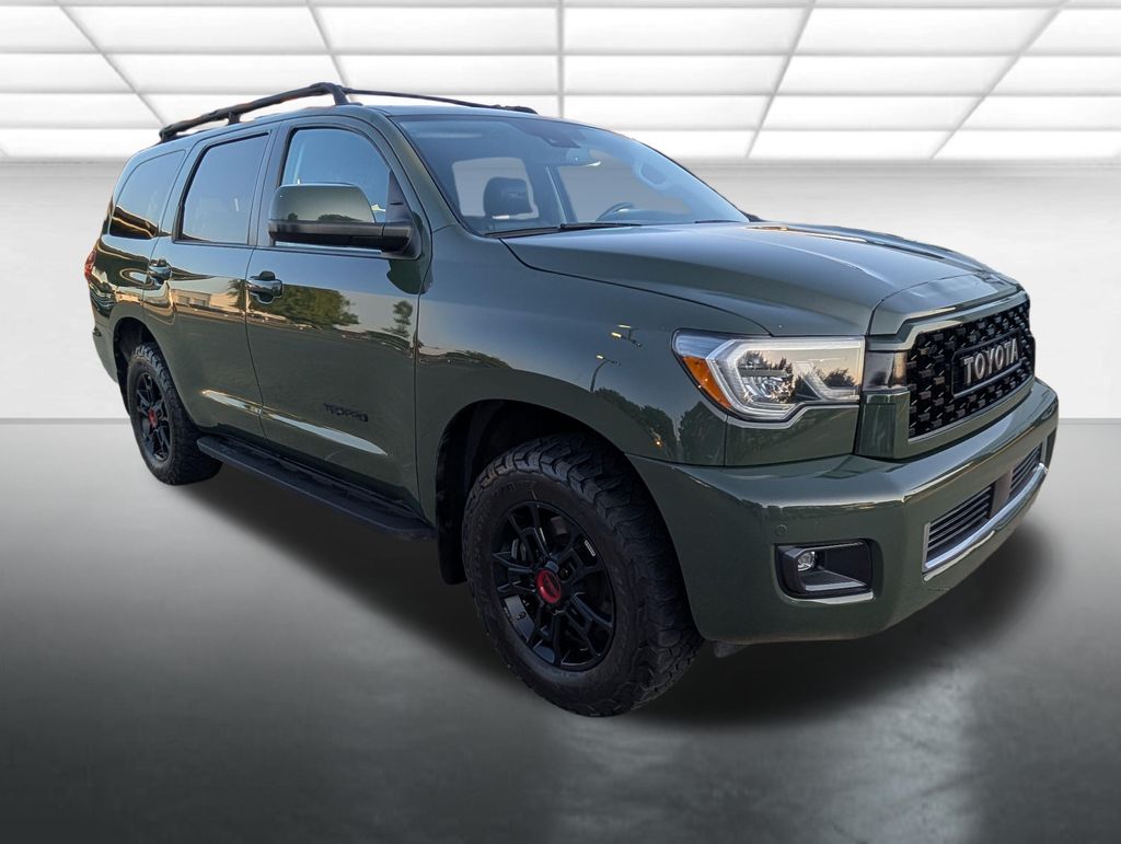 Army Green 2020 Toyota Sequoia SUV / Crossover Four-Wheel Drive 6-Speed Automatic