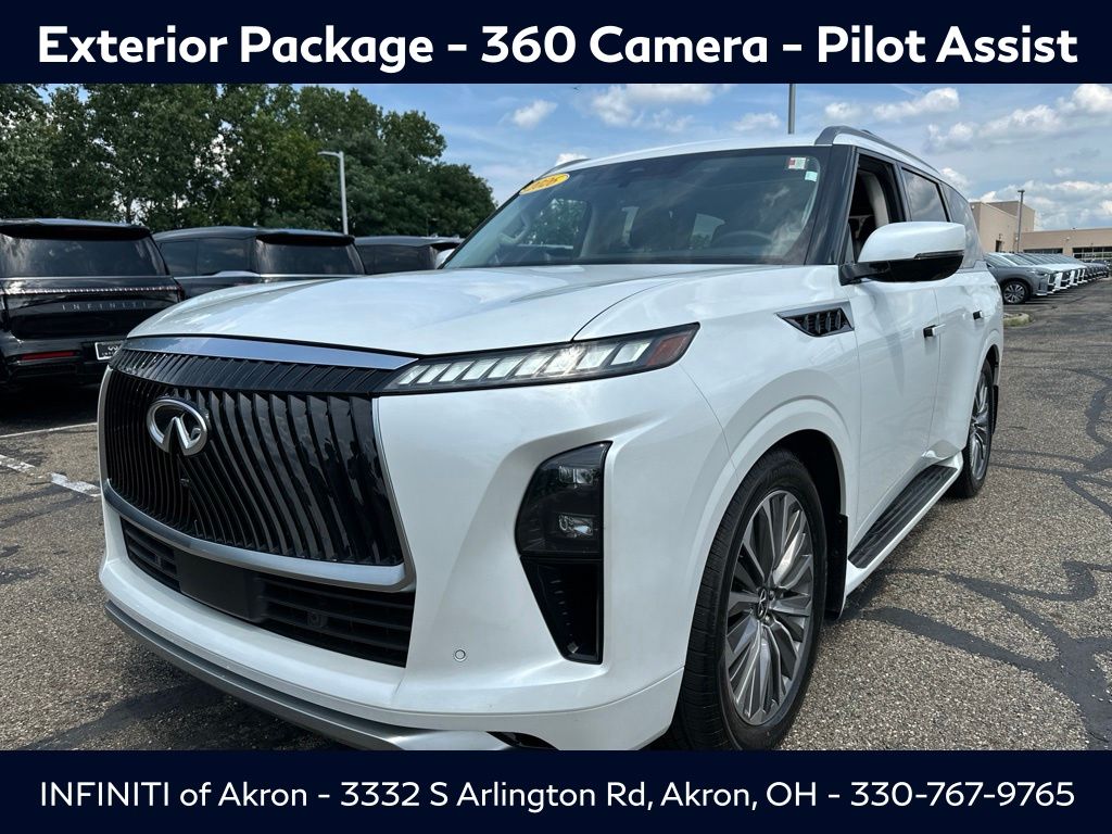 White 2026 INFINITI QX80 SUV / Crossover All-Wheel Drive 9-Speed Automatic