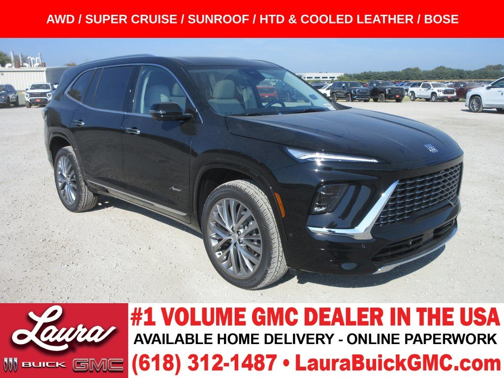 Black (Ebony Twilight Metallic) 2026 Buick Enclave SUV / Crossover Four-Wheel Drive 8-Speed Automatic