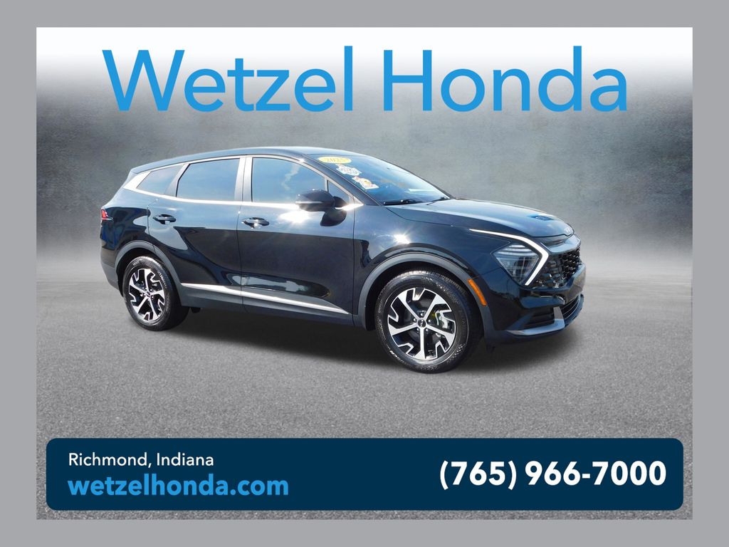 Ebony Black 2025 Kia Sportage SUV / Crossover Front-Wheel Drive 8-Speed Automatic
