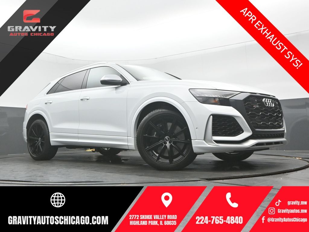 Glacier White Metallic 2021 Audi RS Q8 SUV / Crossover All-Wheel Drive 8-Speed Automatic