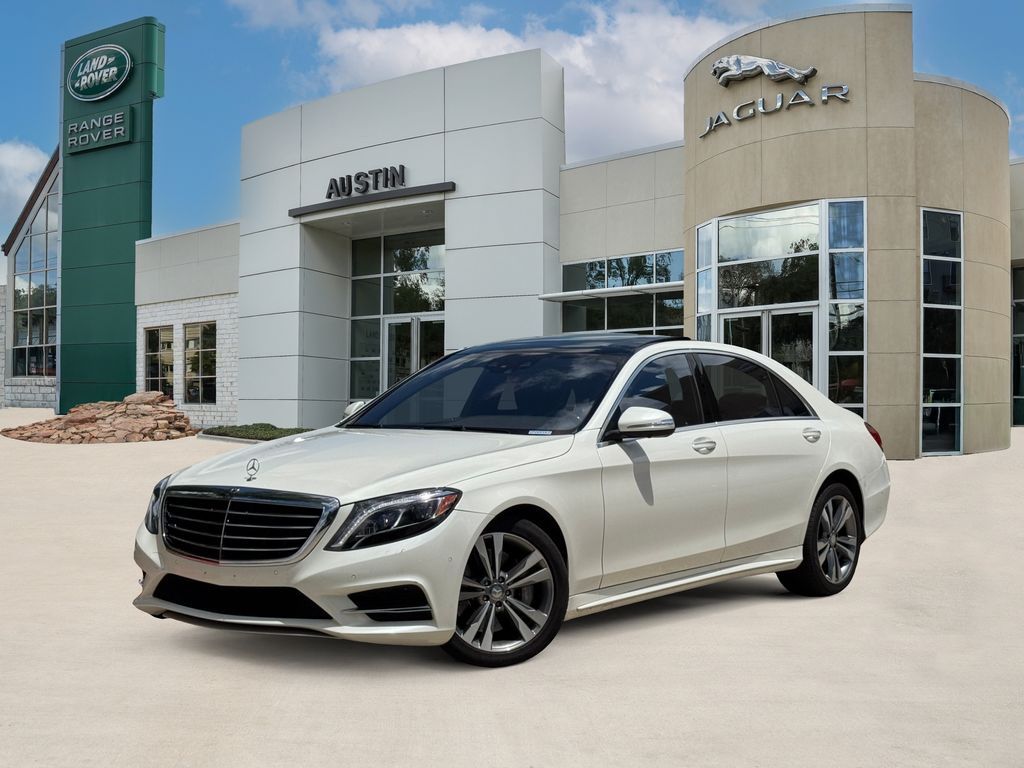 White 2016 Mercedes-Benz S-Class S 550 Sedan Rear-Wheel Drive 7-Speed Automatic