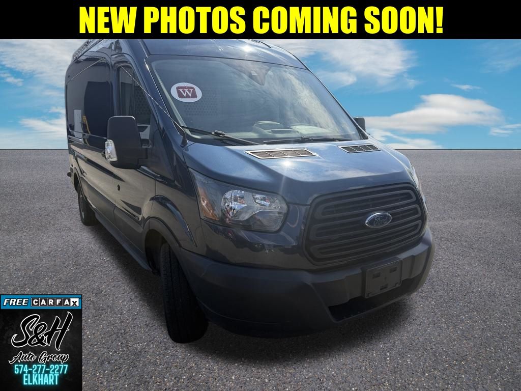 Blue Jeans Metallic 2019 Ford Transit Cargo 250 Medium Roof LWB RWD with Sliding Passenger-Side Door Van Rear-Wheel Drive 6-Speed Automatic Overdrive