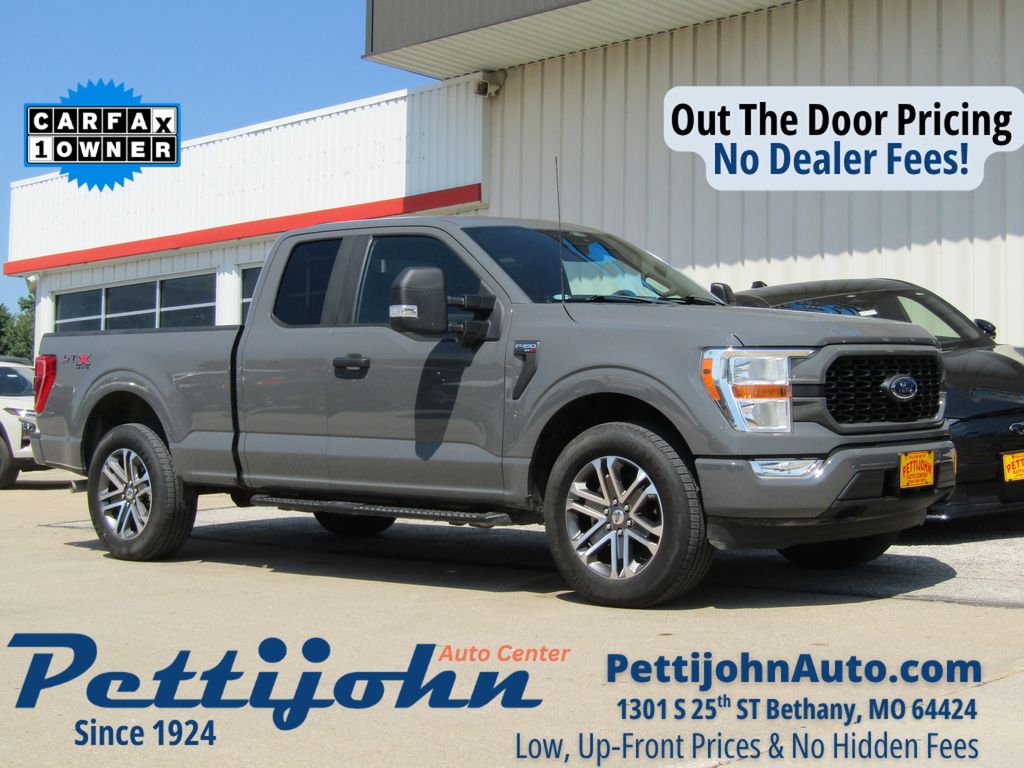 Gray (Lead Foot) 2021 Ford F-150 Pickup Truck Four-Wheel Drive Automatic