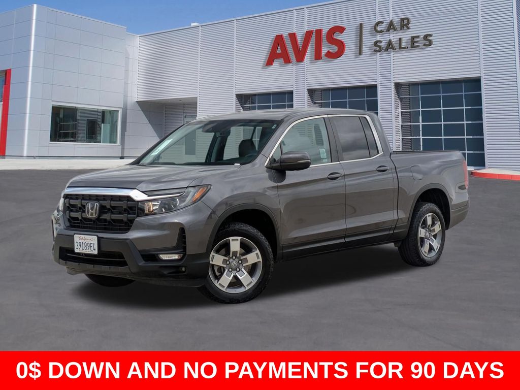 Green 2025 Honda Ridgeline RTL AWD Pickup Truck All-Wheel Drive 9-Speed Automatic