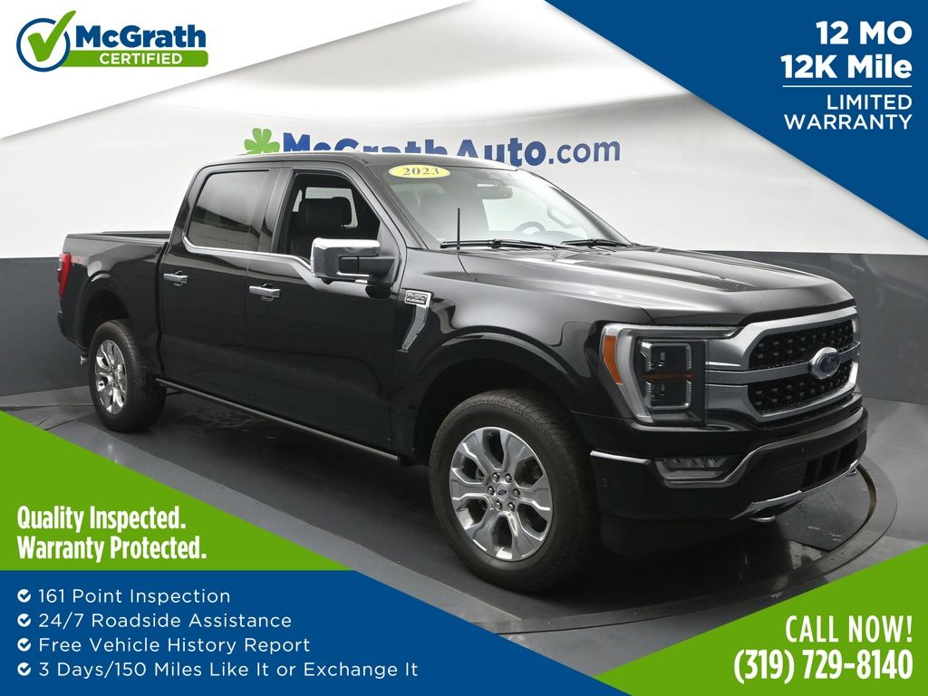 Black Metallic 2023 Ford F-150 Pickup Truck Four-Wheel Drive 10-Speed Automatic