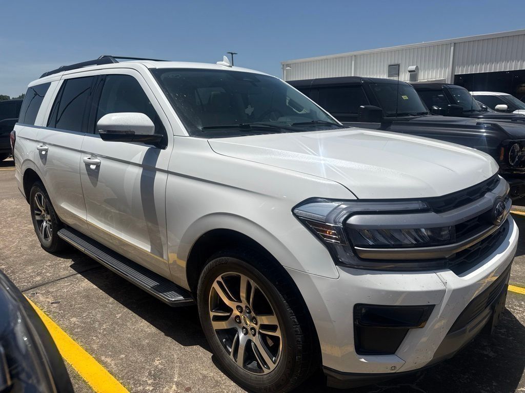 2023 Ford Expedition XLT White at AutoSavvy Houston Northwest
