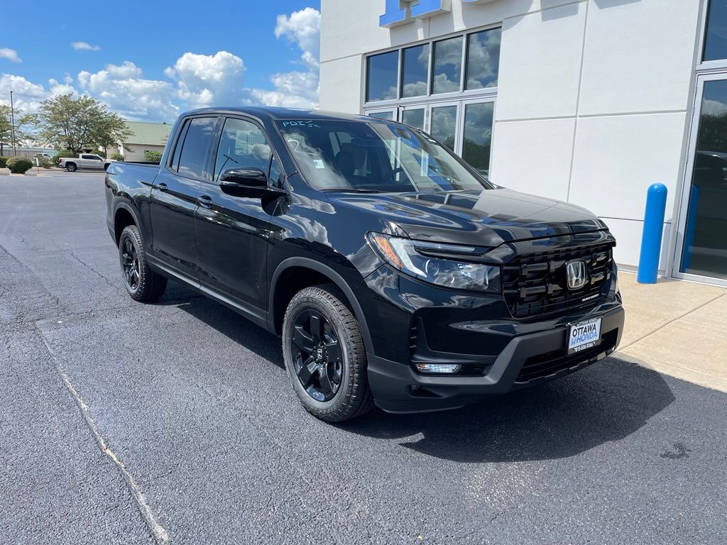 Crystal Black Pearl 2026 Honda Ridgeline Pickup Truck All-Wheel Drive 9-Speed Automatic