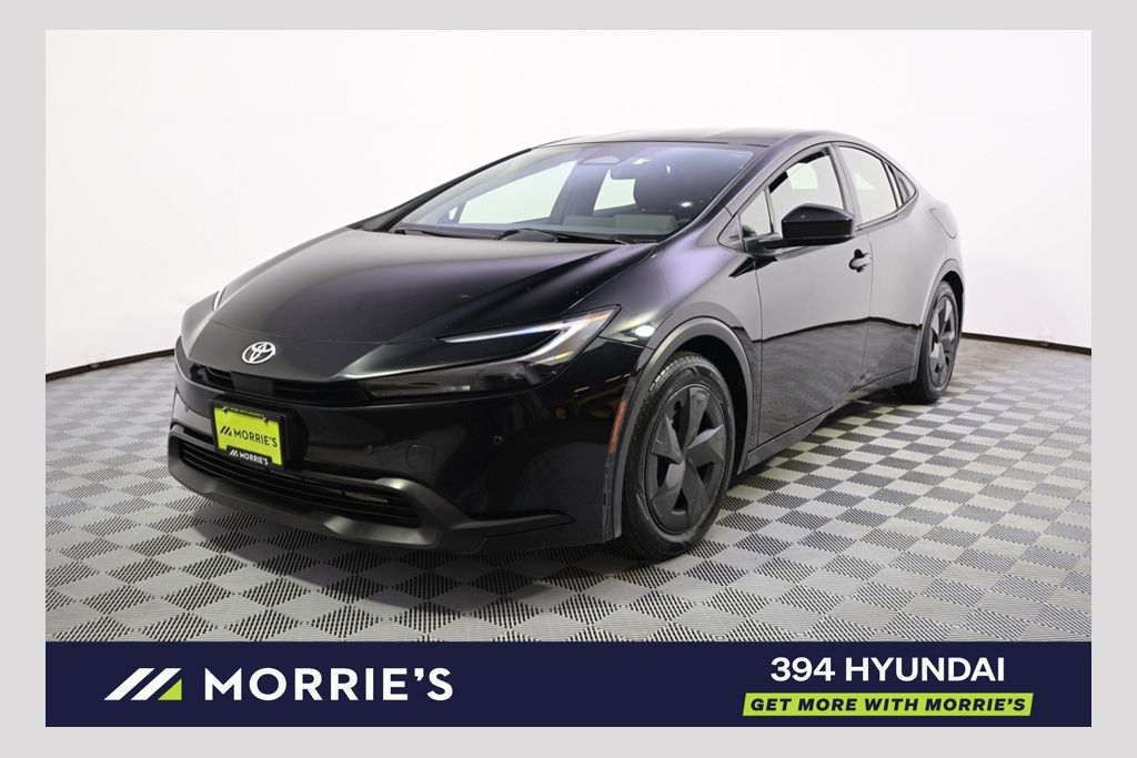 Midnight Black Metallic 2024 Toyota Prius Hatchback Front-Wheel Drive Continuously Variable Transmission
