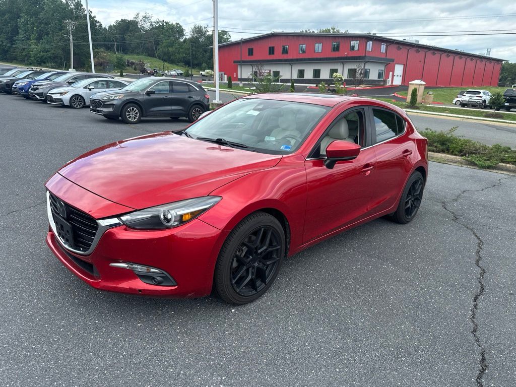Soul Red Metallic 2018 Mazda MAZDA3 Hatchback Front-Wheel Drive 6-Speed Automatic