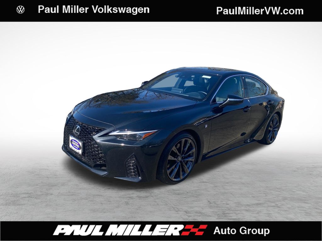 Black (Caviar) 2023 Lexus IS 350 F Sport RWD Sedan Rear-Wheel Drive 8-Speed Automatic