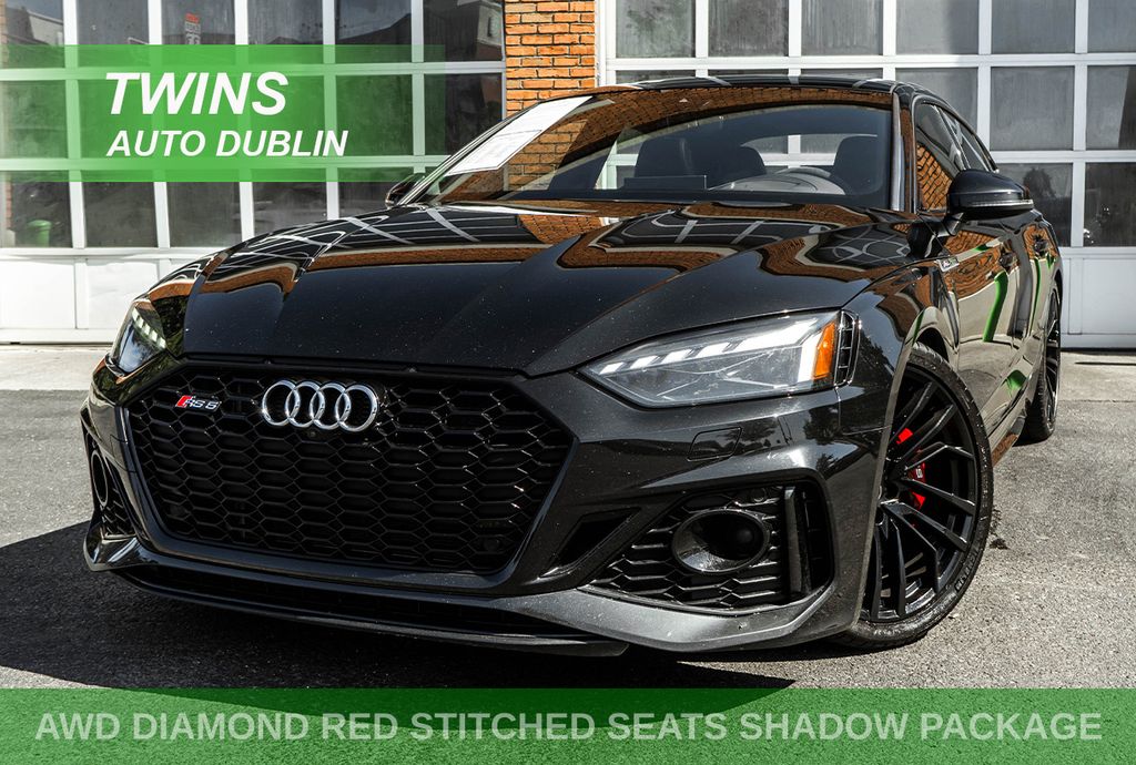 Black 2022 Audi RS 5 Sportback Sedan All-Wheel Drive 8-Speed Automatic
