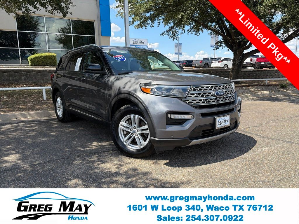 Carbonized Gray Metallic 2021 Ford Explorer SUV / Crossover Rear-Wheel Drive Automatic