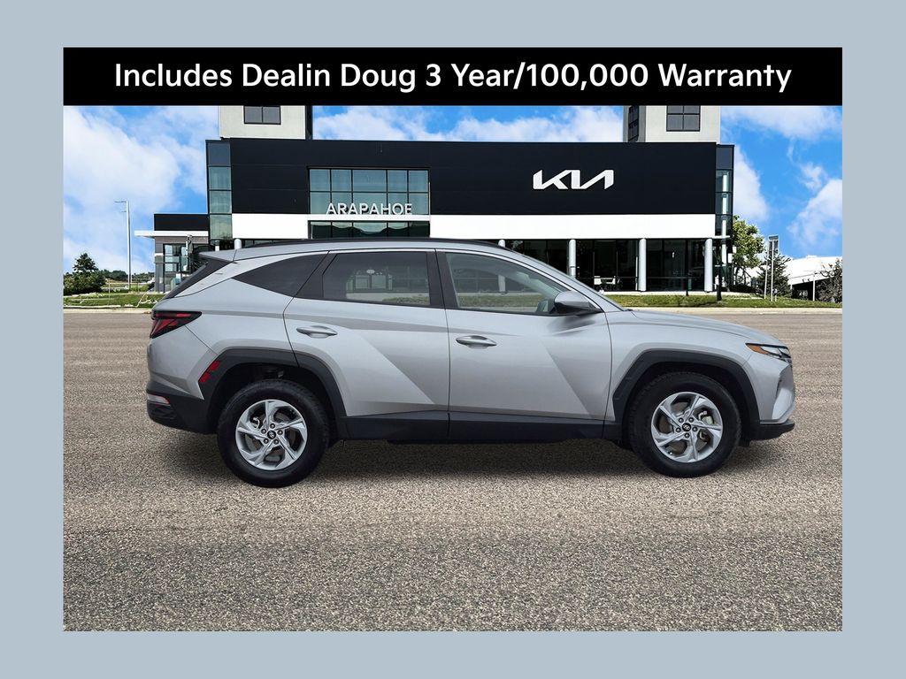 Shimmering Silver 2024 Hyundai Tucson SUV / Crossover All-Wheel Drive 8-Speed Automatic