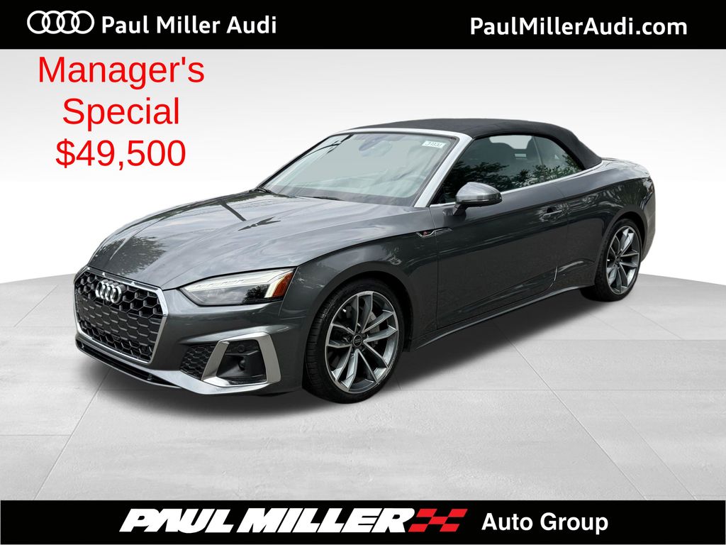 Daytona Gray Pearl 2024 Audi A5 Convertible All-Wheel Drive 7-Speed Automatic