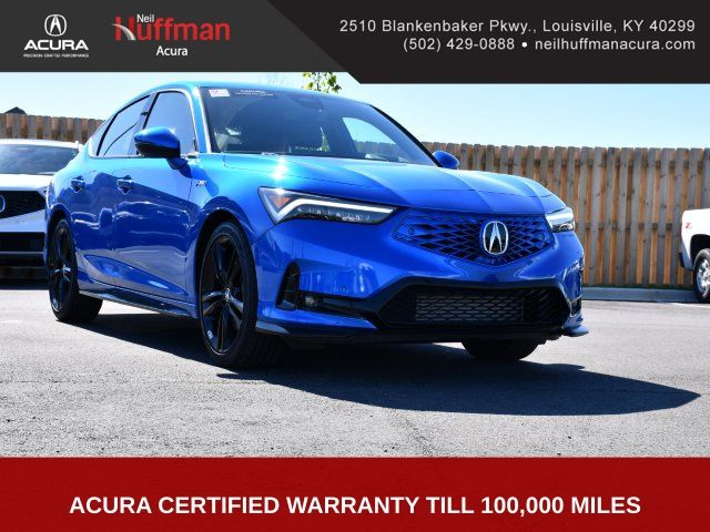 Double Apex Blue Pearl 2026 Acura Integra FWD with Technology and A-SPEC Package Sedan Front-Wheel Drive Continuously Variable Transmission