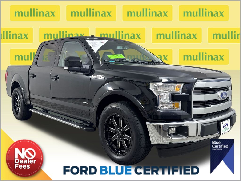 Shadow Black 2017 Ford F-150 Lariat SuperCrew Pickup Truck 4X2 6-Speed Automatic