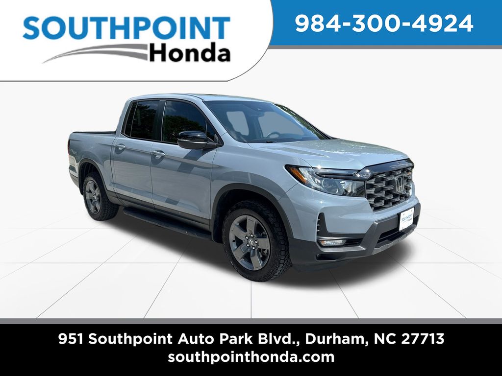 Sonic Gray Pearl 2025 Honda Ridgeline Pickup Truck All-Wheel Drive 9-Speed Automatic