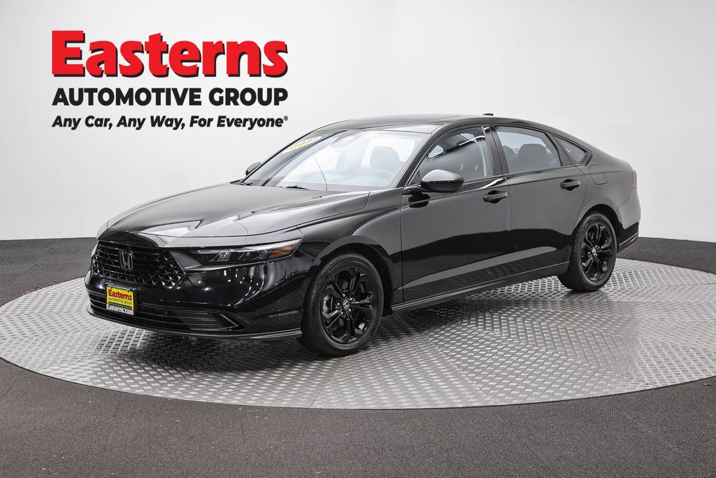 Black 2025 Honda Accord Sedan Front-Wheel Drive Continuously Variable Transmission