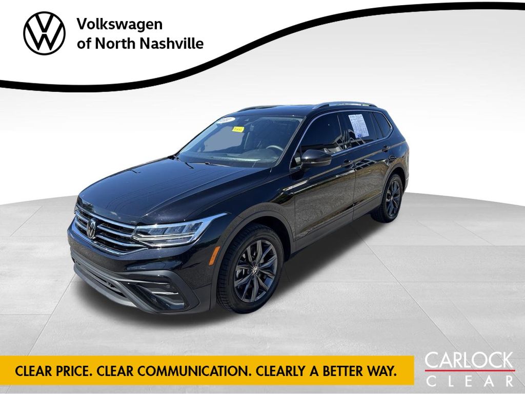 Deep Black Pearl 2023 Volkswagen Tiguan SUV / Crossover Front-Wheel Drive 8-Speed Automatic