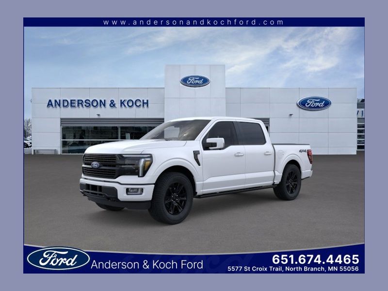 White Metallic 2026 Ford F-150 Pickup Truck Four-Wheel Drive Automatic