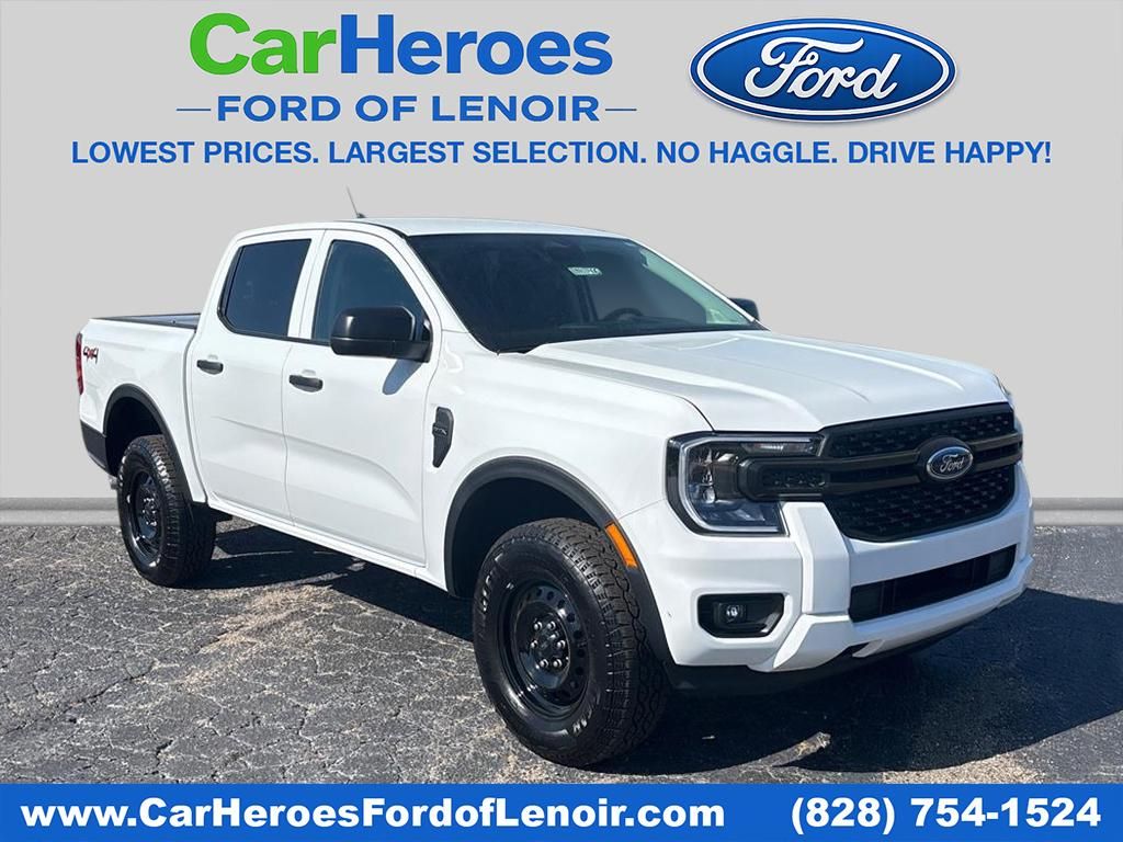Oxford White 2026 Ford Ranger XL SuperCrew 4WD Pickup Truck Four-Wheel Drive Automatic