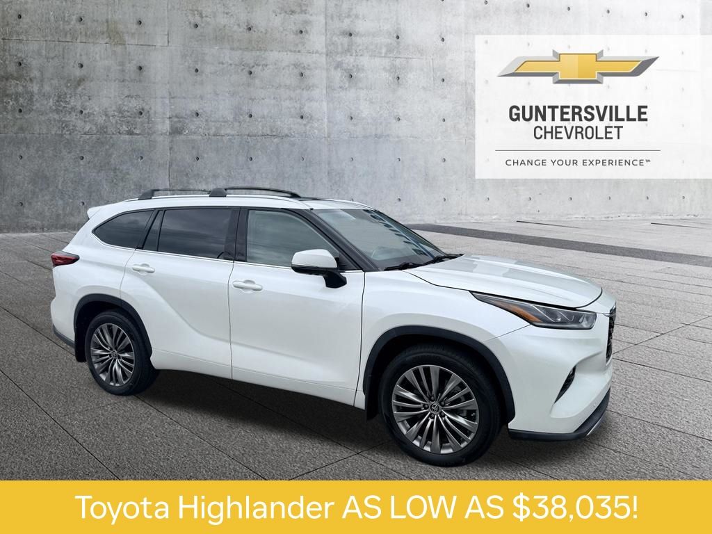 White (Blizzard Pearl) 2021 Toyota Highlander SUV / Crossover All-Wheel Drive 8-Speed Automatic