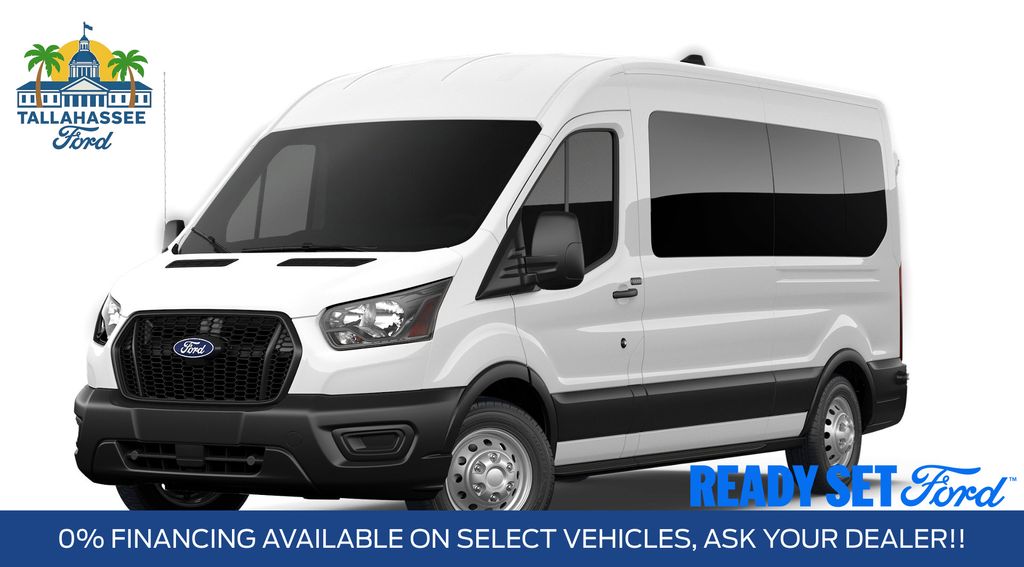Oxford White 2026 Ford Transit Passenger Van All-Wheel Drive Automatic