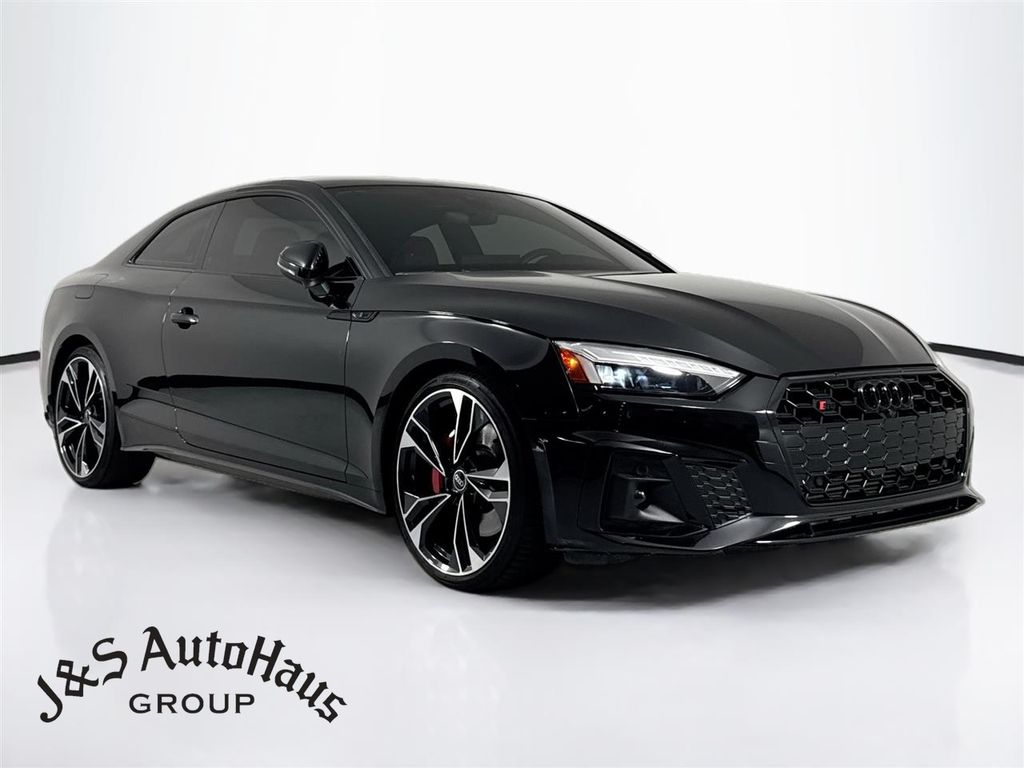 Black Metallic 2023 Audi S5 Coupe All-Wheel Drive 8-Speed Automatic