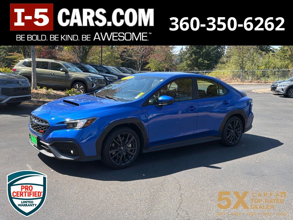 WR Blue Pearl 2025 Subaru WRX Sedan All-Wheel Drive 6-Speed Manual
