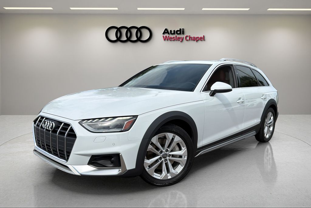Glacier White Metallic 2020 Audi A4 Allroad Wagon All-Wheel Drive 7-Speed Automatic
