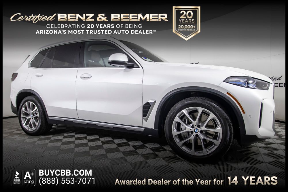 Mineral White Metallic 2026 BMW X5 xDrive50e SUV / Crossover All-Wheel Drive 8-Speed Automatic