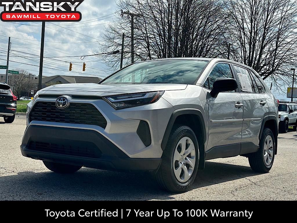 Silver Sky Metallic 2023 Toyota RAV4 LE AWD SUV / Crossover All-Wheel Drive 8-Speed Automatic